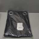 NICETOWN Pitch Black Solid Thermal Insulated Grommet Blackout Curtains/Drapes for Bedroom Window (2 Panels, 42 inches Wide by 63 inches Long, Black)