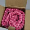 UGASA Valentines Outdoor Waterproof Pillow Covers Pack of 2 Weaving Texture Water Resistant Outside Decorative Pillow Cases for Patio Garden Porch Yard Bench Tent 12x20 Inch, Hot Pink