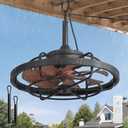 Fanbulous 20" IP65 Waterproof Plug in Outdoor Ceiling Fans no Light