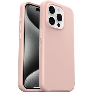 OtterBox iPhone 15 Pro Max (ONLY) Symmetry Series+ Case - Pink, Snaps to MagSafe, Ultra-Sleek, Raised Edges Protect Camera & Screen - Non-Retail Packaging (Ballet Shoes)
