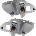 APPERFiT Interior Door Handle w/Bezel Kit (Gray) Compatible with 1995-2002 Chevy Chevrolet GMC Truck C1500 C2500 C3500 K1500 K2500 K3500 Suburban Tahoe Yukon Replaces 15708043 15708044
