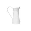 Metal Pitcher Vase, Farmhouse Rustic Watering Can Flower Jug, Vintage Shabby Chic Milk Jug Vase, 10''H