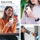 harusaki iPhone 16 Pro Wallet Case with Hidden Card Slot - Wireless Charging Compatible iPhone 16 Pro Case with Card Holder for Women and Men (Pink Gold)