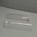 Frost King HD11 Baseboard Air Deflector, Heavy Duty, Clear Plastic with Magnetic hold, Fits baseboards up 25' wide, Adjustable 15" to 25"