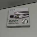 Silicone Shower Hose Extra Long,Explosion Proof Anti Winding Showerhead Hose,Used In Showerheads Spray Bidet Bathing Toilet Cleaning Flexible RV Shower Hoses Replacement (Silver, 59 In)