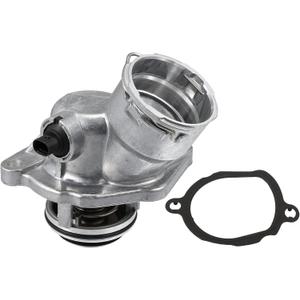 X AUTOHAUX 2722000115 Engine Coolant Thermostat Housing Assembly for Mercedes-Benz C250 C280 C300 CLK350 ML350 ML450 R350 S400 SLK280 SLK300 SLK350 2005-2012 2722000415