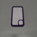 Miracase Glass Series for iPhone 11 Case 6.1 inch, Upgraded Full-Body Rugged Phone Bumper Case Cover with Built-in 9H Tempered Glass Screen Protector and Camera Protector, Purple