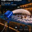 Foam Machine for Party, Safe 60min Use&Flexible Angle Control, Foam Party Machine For Pool Parties, Indoor/Outdoor Events & Club Use (Blue)