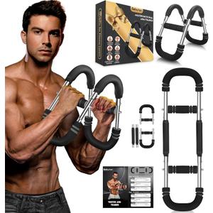 Twister Arm Trainer, 20-70 lb Adjustable Chest Workout Equipment, Gifts for Men Women, Forearm Strengthener Arm Exercise Equipment Ideas Gifts for Dad Husband, Chest Trainer for Home Workout Equipment