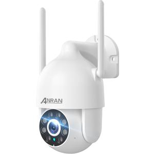 ANRAN 2026 Limited 2K Wireless Outdoor Security Camera, 5Ghz PTZ Home Security Camera with 360 View and Auto Motion Tracking,2.4G WiFi Dome Surveillance Camera,Spotlight Siren,Night Vision,Audio