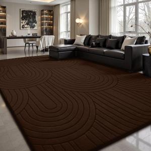 Sour Lemon Area Rugs 9x12 Living Room,Soft Large Area Rug Indoor Modern Carpet for Bedroom Machine Washable Area Rug Non-Slip Rug Carpet for Kids Home Dorm Under Dining Table Office Decor Aesthetic (Coffee)