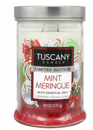 Tuscany Candle Limited Edition 18 0z Mint Meringe