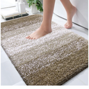 OLANLY Bathroom Rugs Mat 30x20, Extra Soft Absorbent Microfiber Bath Rugs, Rubber Backing, Quick Dry, Machine Washable Bath Mats for Bathroom Floor, Tub and Shower, Home Decor Accessories, Coffee