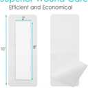 Adhesive Island Wound Dressings Knee Replacement Surgery Breathable Bordered Gauze Large Bandage Patches with Non-Stick Pad for Hip Surgery Abdominal Back Incision 4"x10" (Pack of 20)