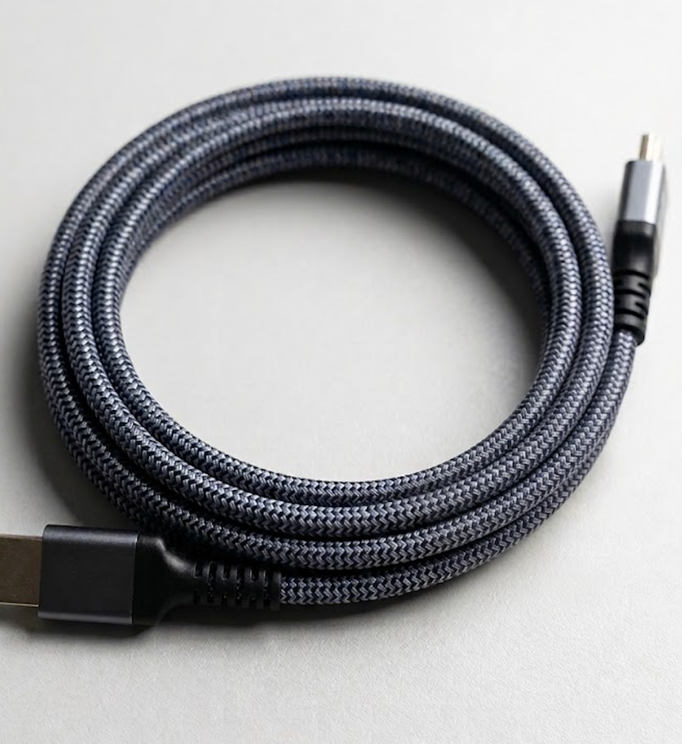 8K/10K/4K HDMI Cable 3.3 ft (1M), 48Gbps Ultra High Speed, 8K@60Hz 4K@120Hz eARC HDCP 2.0/2.1/2.2/2.3, Nylon Braided Cable, Compatible w/Roku, Game, PC, Monitor, DTS:X - TV, Blu-ray