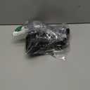 Danysu V Neck Racer Back Tank Top for Women Padded Ribbed Long Tank Fitted Basic Cami Tops (Large, Black)