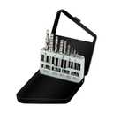 COMOWARE 10pcs Screw Extractor, Broken Bolt Extractor Kit, Left Hand Drill Bit Set, Cobalt Steel, 5pcs Left Handed Drill Bits (5/64" - 19/64") & 5pcs Easy Out Screw Extractor Set (#1 - #5)