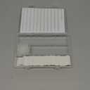 Peirich Embroidery Floss Organizer Box - 24 Compartments with 100 Hard Floss Bobbins and 459 Color Number Stickers