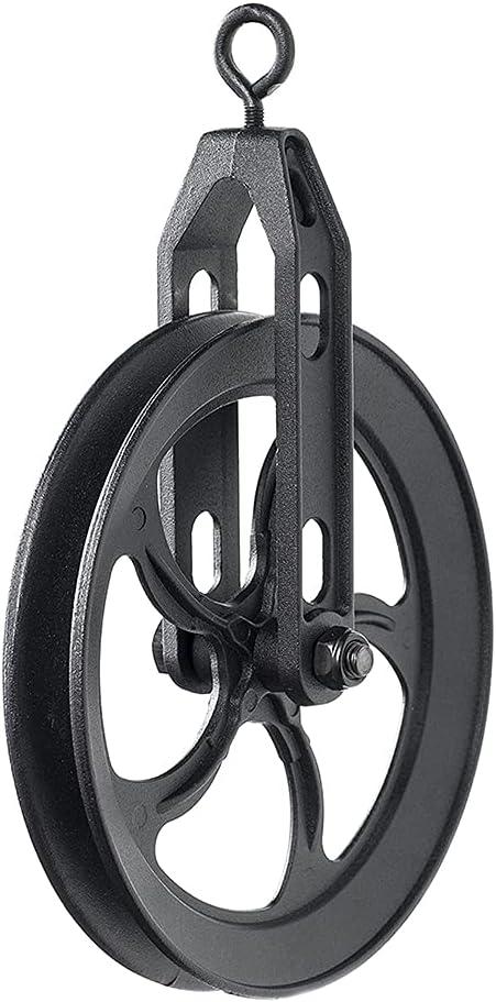Rustic State Vintage Industrial Look Medium Wheel Farmhouse Pulley for Custom Make Wall Mount Pendant Lamp Frosty Black