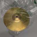 Foraineam 2 Pieces 8-Inch Splash Cymbal Classic Drums Cymbals Percussion Instrument Golden Practice Drum Cymbal for Drum Set