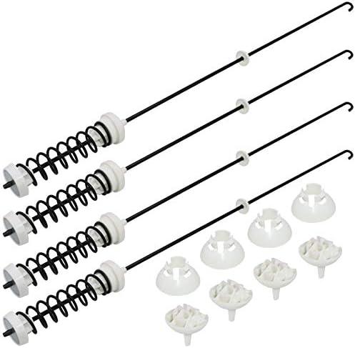 2025 UPGRADED W10780048 WTW4800XQ4 WTW4800XQ1 RTW4640YQ1 ATW4675YQ1 Washer Suspension Rod Kit(4 packs) by Beaquicy - Replacement for Whirlpool Ken-more Admiral May-tag Washing Machine