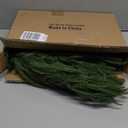 2 PCS 6ft Artificial Christmas Garland, Real Touch Norfolk Pine Garland - Pine Garland, Greenery Christmas Garland for Mantle, Table, Fireplace, Indoor, Outdoor Christmas Decorations