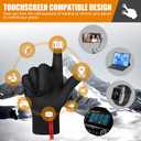 Dachgo Lightweight Touchscreen Running Gloves, Thermal Gloves Liner Warm Gloves for Cold Weather for Men Women, Perfect for Cycling Running Driving Hiking Walking Sporting (Medium)