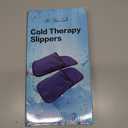 Gel Cold & Hot Therapy Slippers - 360 Full Foot Coverage for Plantar Fasciitis, Neuropathy, and Swelling Relief - Pliable Gel Ice Pack Wrap for Post-Surgery, Chemo, and Sore Feet(Blue, Large)