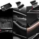 CDEFG 5Pcs for 2020-2025 Mazda CX-30 Accessories Center Console Organizer Tray CX30 2022 2023 2024 2025 Armrest Storage Middle Console Insert Door Handle Pocket