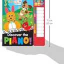 Baby Einstein - Discover the Piano Music Sound Book with Built-In Keyboard - PI Kids