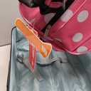Rockland Fashion Softside 2 Piece Luggage Set, Expandable, (14" Tote/19" Upright), Pink Dot