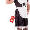 Fun Shack Maid Outfit for Men, Male Uniform, French Maid Costume, Party Dress Up (X-Large)