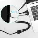 HUION 3-in-1 Cable for KAMVAS Pro 12/13/16 Graphics Drawing Monitor