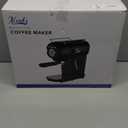 XIXUBX Espresso Machine, 20 Bar Pump Temperature Control, Compact Espresso Maker with Steam Milk Frother, Professional Coffee Makers for Home, Cappuccino Latte Machine, Gifts for Coffee Lover (Black)