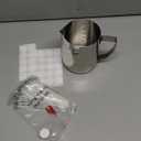 DINGPAI Candle Making Kit, DIY Candles Craft Tools,1pc Candle Make Pouring Pot,50pcs Candle Wicks, 50pcs Candle Wicks Sticker and 2pcs 3-Hole Candle Wicks Holder