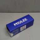 MIULEE Pack of 2 Couch Throw Pillow Covers 20x20 Inch Dark Blue Farmhouse Decorative Pillow Covers with Stitched Edge Soft Chenille Solid Dyed Pillow Covers for Sofa Bed Living Room