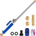 Jet Nozzle High Pressure Hose Nozzle Hydro Nozzle, Power Washer Wand for Garden Hose with 3 Different Nozzles Washer Gun for Patio Car Pet Cleaning