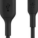 Belkin BoostCharge Lightning Cable - 6.6ft/2M - MFi Certified Apple iPhone Charger USB to Lightning Cable - iPhone Cable - iPhone Charger Cord - Apple Charger - USB Phone Charger - Black