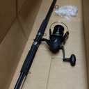 PENN 8' Wrath II Fishing Rod and Spinning Reel Combo, Size 5000, Medium Heavy Power, Moderate Fast Action, Corrosion-Resistant Graphite Construction, Lightweight and Durable