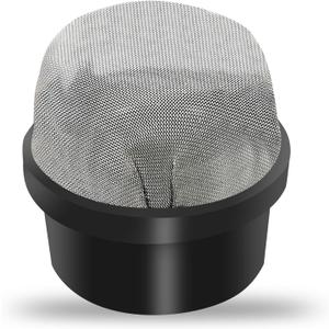190106Z Air Bleeder Screen Cap, Stainless Steel Screen Cap, Internal Air Bleeder Screen, Screen Cap Replacement Parts, Compatible with Pentair, EasyClean D.E., Quad D.E., etc.Filters