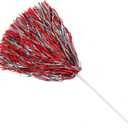 Anderson's Premium Two-Color School Spirit Shakers, Cheerleader Pom Poms, Sports Fan, Football, Basketball, Homecoming, Squad, Team, Party, Dance Club, Performance, Celebrations (10 Count, Scarlet Red/Gray)