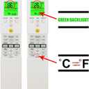 Replacement for Fujitsu Air Conditioner Remote Control AR-REF1U AR-RED1U AR-REG1U AR-REY1U AR-REM1U AR-REF1E AR-REF2E AR-REA1E AR-REW1E AR-REF3E AR-REW3E AR-REA2E AR-REB1E AR-REW4E AR-REM4E AR-REB1E
