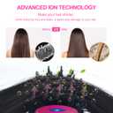 Aima Beauty One Step Hair Dryer & Volumizing Hot Air Brush, Ceramic Straightener Brush, Curler & Hot Comb 4 in 1 Salon Ionic Hair Brush, Rose Pink
