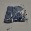 Weighted Heating Pad with 2 Massager,Vibrating Heating Pads XL for Back Pain Relief &Neck Pain Cramps,3 Massage Settings,2Hrs Auto-Off, Gifts for Family (12"x24" Blue) (12x24 Inch)