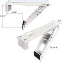 JEACENT AC Window Air Conditioner Support Bracket Light Duty, Up to 85 lbs