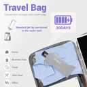 2026 New 350ML Water Dental Flosser Teeth Pick with Bag, 5 Modes Portable Cordless Oral Irrigator Cleaner, Electric Rechargeable IPX7 Waterproof for Home Travel Teeth Cleaning Flossing (Black)