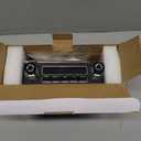 Bluetooth Retro Radio for Classic Vehicles: Single Din Vintage Stereo for Car - AM FM Tuner USB AUX Input Subwoofer RCA Output