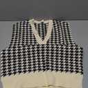 Viottiset Women's Oversized V Neck Knit Sweater Vest Tunic Sleeveless Pullover Top Size XL