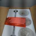 Bathroom Light Fixtures, 3-Light Black and Gold Vanity Lights Over Mirror, Farmhouse Wall Sconce Lighting with Clear Glass and Honeycomb Metal Shade, AD-22001-3W-BK