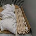 6 Pack Teepee Tent for Kids,Collapsible Kids Teepee Tent with 10 Ft String Lights,White Kid Teepee Boys Girls Indoor Outdoor Slumber Party Sleepover Party